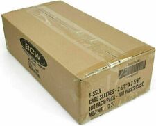 1 Sealed Case BCW Standard Trading Card Soft Sleeves 10,000 Sleeves  picture