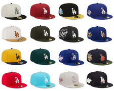 NEW Los Angeles Dodgers New Era Baseball Cap 59FIFTY Hat 5950 Unisex Fitted Hat picture