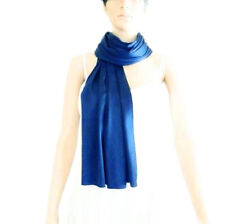 Royal Blue Silk Shawl. Handmade Silk Wrap  Scarf. Long  Scarf. Fashion Scarf. picture