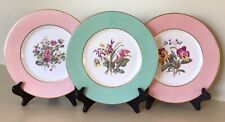 SPODE COPELAND”S CHINA ~ Three Vtg. 10 1/8” Porcelain Plates ~ Marked ~ England picture
