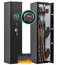 HOMIFLEX 3-5 Rifle Gun Safe Password Lock Gun Safes for Home Rifles and Pistols picture