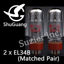 2pcs ShuGuang EL34B 6CA7 Vacuum Valve Tube EL34 Amplifier Matched Pair New Type picture