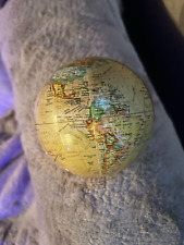 Vintage Small World Globe on Stand Decor picture