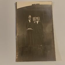 c. 1915 RPPC Train Handsome Young Men Affectionate Playful Gay Interest Postcard picture