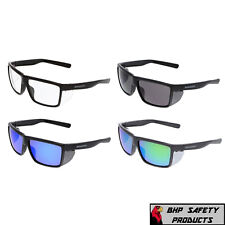 MCR SWAGGER SR2 SAFETY GLASSES SUNGLASSES WITH DETACHABLE SIDE SHIELDS 1/PAIR picture