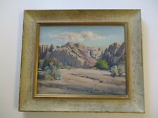 ANTIQUE FREDERICK CHISNALL PAINTING DESERT CALIFORNIA LANDSCAPE LISTED FINEST picture