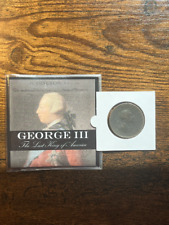 Colonial Coinage - King George III Copper Half Penny Coin Antique Memorabilia Se picture