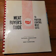 Meat Buyer's Guide to Portion Control Meat Cuts NAMP 1967 1st Edition picture