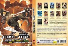ANIME DVD~ENGLISH DUBBED~Attack On Titan Complete Season 1-4(1-106End)+GIFT picture