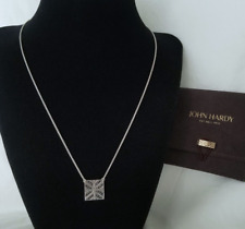JOHN HARDY *RARE* Modern Chain Black Sapphire Pendant Necklace - Pristine $495 picture