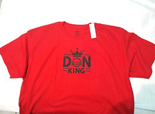 New Don King Shirt Adult Large Red  Boxing Promo Style 90s picture