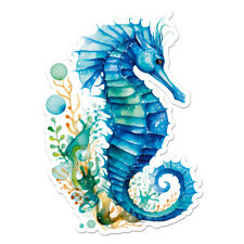 Seahorse Coral Vinyl Decal Sticker - ebn11726 picture