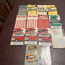 Vintage Ford Owners Manuals Lot (1955-1993) Read picture