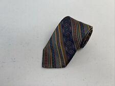 Robert Talbott Men's Multi Color Striped Floral Silk Neck Tie $195 picture
