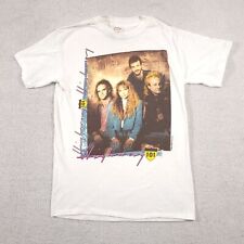 Vtg 80s Highway 101 Shirt Adult Large White Band Tee Country Music USA Handtex picture
