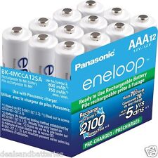 Panasonic Eneloop AAA NiMH Rechargeable 12 Pk batteries 2100 cycle Made in Japan picture