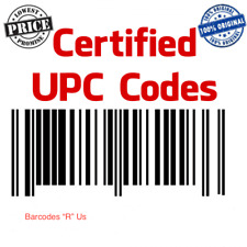 100 UPC Codes Barcode Number Amazon Certified Approved picture