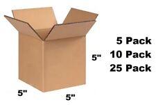 Lot of 5x5x5 Cardboard Paper Box Mailing Packing Shipping Box Corrugated Carton picture