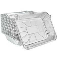 Half Size Shallow Aluminum Pan with No Lids 100% Recyclable 12 3/4x10 3/8x 1 1/2 picture