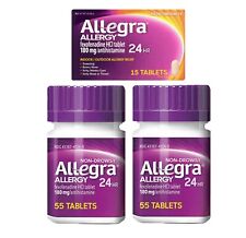 Allegra 24-Hour Non-Drowsy Allergy Relief Tablets, 180 mg  / Indoor & Outdoor picture