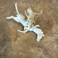 Marx Vintage FALLING HORSE & RIDER Light Gray  Western  Playset picture
