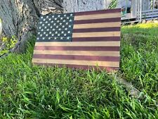 Wooden American Flag  24in x 16in | Rustic American Flag | Wood Wall Art  picture