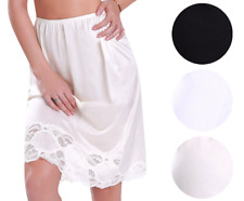 New Women's Premium Illusion Classic Half Slip Skirt With Lace Trim 1017/1817 picture