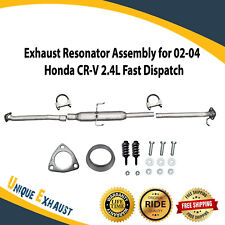 Exhaust Resonator Assembly for 2002 2003 2004 Honda CR-V 2.4L Fast Dispatch NEW picture
