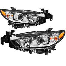 For 2014-2017 Mazda 6 Halogen Headlights Assembly Driver & Passenger Side w/Bulb picture