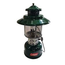 Vintage Coleman 228E Gas Green Double Mantle Camping Lantern - March - 3/1956 picture