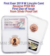 2019 W Lincoln Cent First Day of Issue NGC Reverse proof PF 69 RD FDOI penny picture
