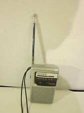 Vintage Sony ICF-S10MK2 Pocket Radio with Speaker - Silver TESTED  #T14 picture