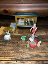 Schleich Rabbit Hutch Rabbit x2 Collectible Figures picture