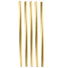 5 Pcs Brass Rod 12 Inch x 3/16 Inch, Metal Rods for Crafts, Knife Making Supplie picture