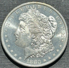 1880 S Morgan Silver Dollar $1 BU Brilliant Uncirculated 90% Silver picture