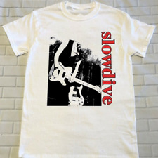 Vtg Slowdive Rock Band Music Cotton White All Size Shirt For Men LL065 picture