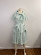 Carol Brent 1950s Vintage Fit And Flare Dress~ Rockabilly Gingham Check A-line picture