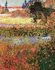 Flowering Garden by Vincent Van Gogh art painting print picture