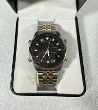Vintage Seiko H021-7001 Digi-Ana World Time Alarm Quartz Chronograph Wristwatch picture