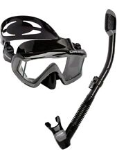 Cressi Panoramic Wide View Mask & Dry Snorkel Kit for Snorkeling, Scuba Diving84 picture