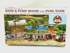 AHM HO Scale Sand & Pump House w/ Fuel Tank SEALED - NEW picture