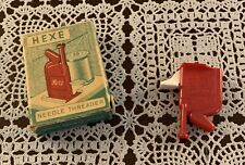 Vintage Hexe Automatic Needle Threader with Box Sewing Accessory West Germany picture