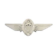 German Silver Parachutist Foreign Jump Wings, Brite (each) picture