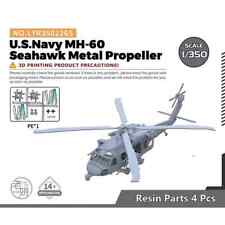 Yao's Studio LYR350226S 1/350 Military Model Kit U.S.Navy MH-60 Seahawk 4pcs picture