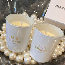 Chanel Candle Scented Glass Logo 1 piece set w/Box VIP Gift Limited RARE picture