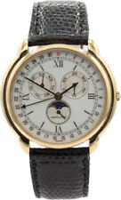 Vintage 36mm Hamilton Triple Date Moonphase Men's Quartz Wristwatch Swiss Made picture