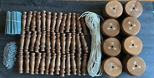 Lot Of  130 Wooden Lamp Making Parts picture