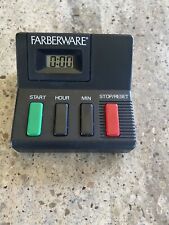 Vintage Farberware Kitchen Timer Small Display Digital Timer Used. Tested Works picture