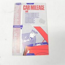 VTG 1968 CAR MILEAGE AND TROUBLE SHOOTING SLIDE CHART GUIDE LINCOLN CITY OREGON picture