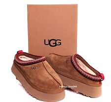 NEW 100% Authentic UGG Brand Women's Tazz Platform Slipper Shoes Chestnut picture